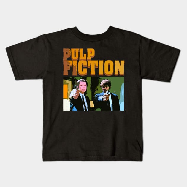 pulp fiction Kids T-Shirt by oryan80